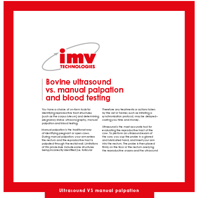 Free Download: Bovine ultrasound vs. manual palpation and blood testing